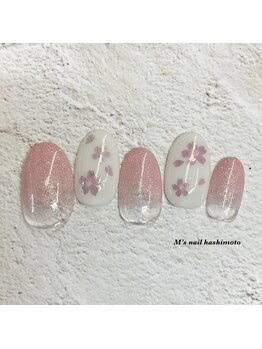 エムズネイル 橋本店(M's Nail)/定額制ネイル3月