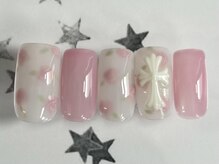 ジェミーネイル エビス(Jemiy nail ebisu)/クロムフラワーアート9480yen