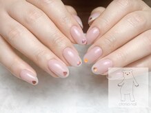 オトナネイル(otona nail)/花びらグラデーションとハート