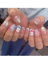 トータルサロン 白べぇーっ プラス/梅雨ネイル♪