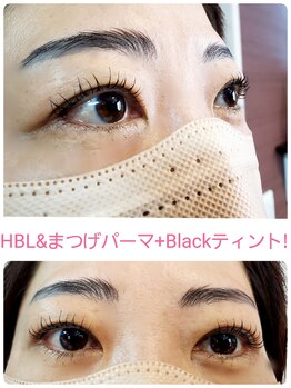 アイクル 伊勢崎店(ikuru)/HBL＆まつげパーマBlackティント