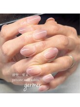 ジェルメ(germer)/落ち着いたピンクでグラデ♪