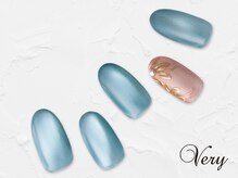 ヴェリー 六本木ヒルズ店(Very)/うるつやミラーフラワーネイル