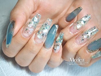 ミーディア(Medea)の写真/【デザスカ◆12000円～】スカルプの中にデザインを埋め込み！独特の奥行き感が楽しめる特別デザイン♪