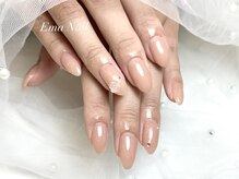 エマネイル プラス キハクヤ 瓢箪山店(EmaNail+KIHAKUYA)/#ちゅるんワンカラー