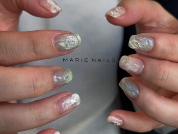マリーネイルズ 青山店(MARIE NAILS)の写真/【初回オフ無料】フラッシュグリッター¥7700~♪JNA1級以上と認定講師在籍/持込みアートも◎1week保証付