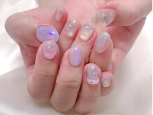 シェリーラメール 渋谷(cherielamer)/うるうる氷ネイル　￥9,500
