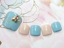 オハナレイ LEALEA FITNESS&SPA 東戸塚店内/ジュエルネイル*フット05