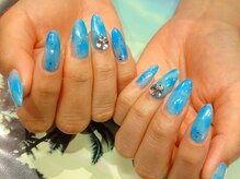 キャミ ネイル(CAMMY NAIL)/タイダイ柄ネイル