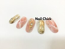 ネイルチックコウベ 銀天街店(Nail Chick kobe)/ニュアンス大理石ネイル