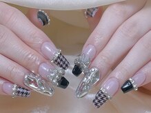 ネイルプリンセス(Nail Princess)/千鳥柄ネイル