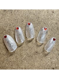 10種定額ラメワンカラー/ハート