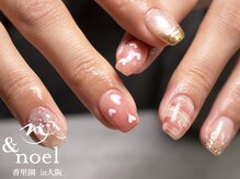 ノエル(Noel)/冬ネイル ニット チェックネイル