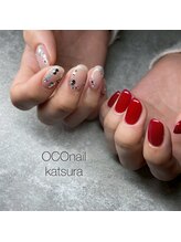 オコネイル ネイルサロンアンドスクール(OCO nail)/アシメデザインネイル