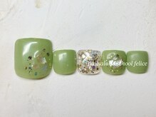 フェリーチェ(nail salon＆school felice)/フットネイル/定額制9900円/瑞江