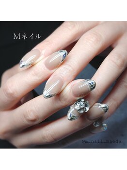 エムネイル(Ｍ)/_ガラスフレンチ_