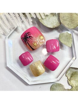 サロンR/ヤシの木ネイル