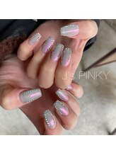 ネイルスペース ジェイズ ピンキー(NAIL SPACE J's PINKY)/先端ラインストーン