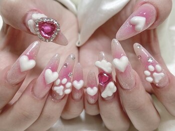 ネイルサロン ミリー(Nail Salon Milly)の写真/<スカルプのモチの良さには自信あり！>長めから短めまでお好きな長さで施術OK☆ケア込でお得に可愛く♪