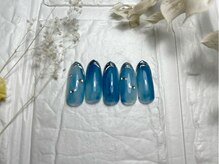 ブリスフルハピネス(Blissful happiness)/定額ネイル（simple）梅雨ver.