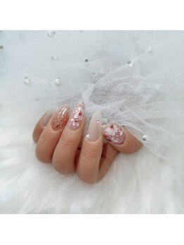 ネイルサロンアンドネイルスクールアートローズ 町田店(Art Rose)/フラワーネイル