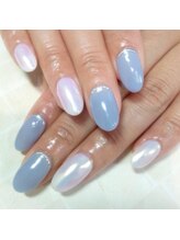 デリカ(DELICAT)/オーロラネイル/くすみブルー