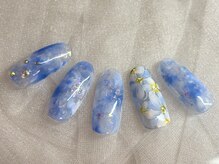 ボニータ(BONITA)/定額C ニュアンス　ブルー　花