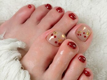 グロスネイル(gloss nail)/フットジェル/さくらんぼ