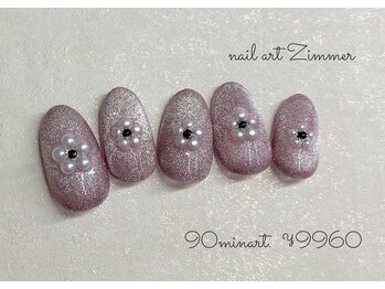 ネイルアート ジマー/90minart コース¥9960