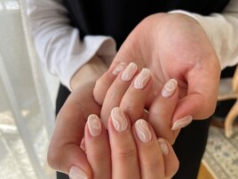 ぷっくりネイル　ニュアンス