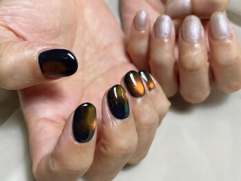 アイネイルズ 渋谷店(I nails)/【Seiko.n】マグネットブラウン