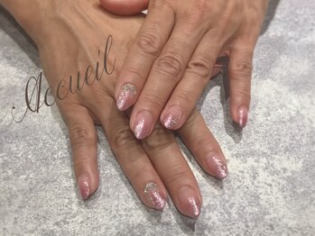 アクイユ 銀座店(ACCUEIL)/キラキラネイル