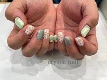 クリスタルネイル ゆめタウン久留米店/フラワーネイル