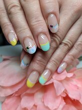 コーラル(CORAL)/パステルフレンチアート