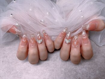 スノーネイルサロン 新宿店(Snow nail salon)/純欲マグネットフレンチ