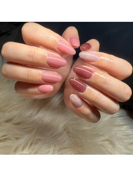 ルナ(LuNa)/バレンタインネイル/ワンカラー