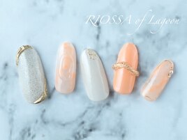 ニュアンス春ネイル