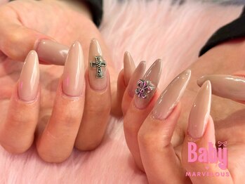 ベイビー マーベラス(Baby MARVELOUS)/ワンカラー×クロム風パーツ