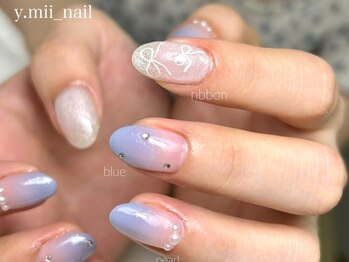 ワイミーネイル(y.mii_nail)の写真/【トレンド定額《シンプル》◆6000円】シーンを選ばず楽しめるシンプルコース◆ちゅるん質感・うるマグも◎