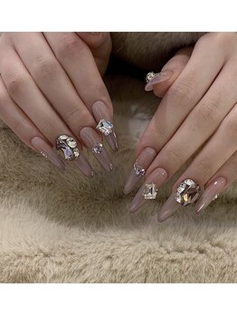 めぐみのネイルサロン/新年ネイル長さだし