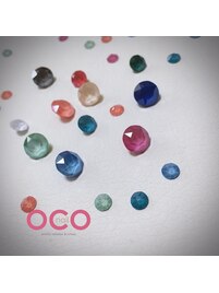 OCO nail スワロフスキー♪