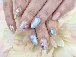 立和名/春のブルーフラワー