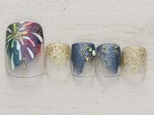 ノーネイル 大宮(NO NAIL)/花火チェック ￥4990