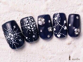 アイネイルズ 横浜WEST店(I-nails)/ウィンタースノー13500円