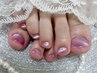 【艶マグ＆甘皮ケア付】フットマグネットワンカラー★《4000円／Jr.担当》