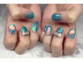 プルプル氷ネイル♪