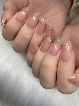 サフィールネイルサフィールネイル(Saphir nail)/ラメグラデーション