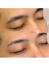 バルブ(BaREB)/メンズ眉毛☆優しい印象アーチ眉