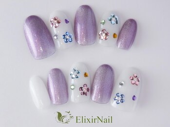 エリクサーネイル 神田(Elixir Nail)/シンプル/クーポン使用