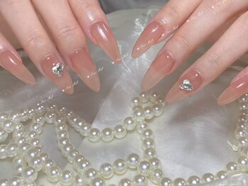 アイリスネイル 大塚(Iris Nail)/チップワンカラー＋パーツ2本